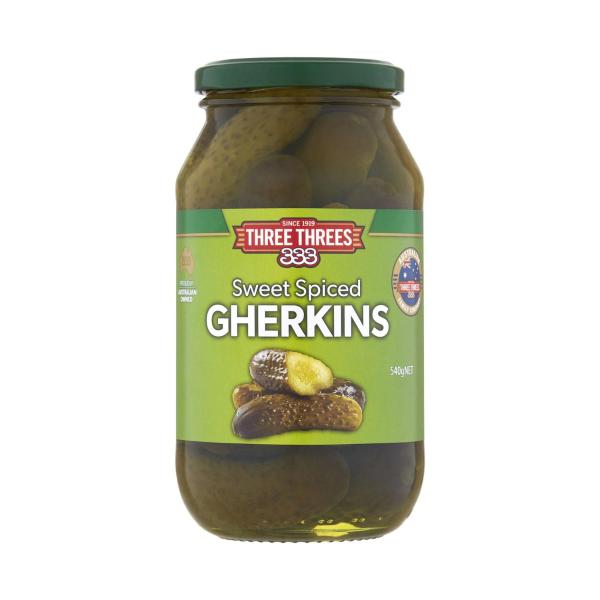 Sweet Spiced Gherkins