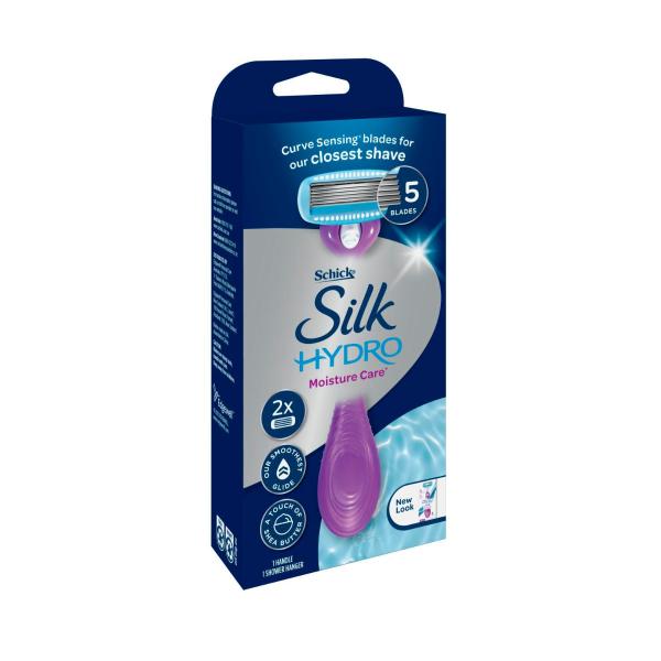 Silk Hydro Moisture Care Razor Kit + 2 Refill Blades