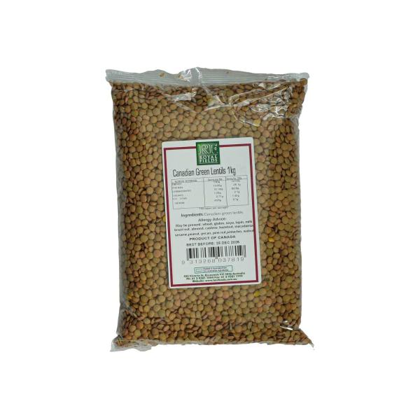 Canadian Green Lentils