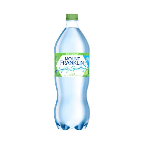Lightly Sparkling Water Lime Bottle
