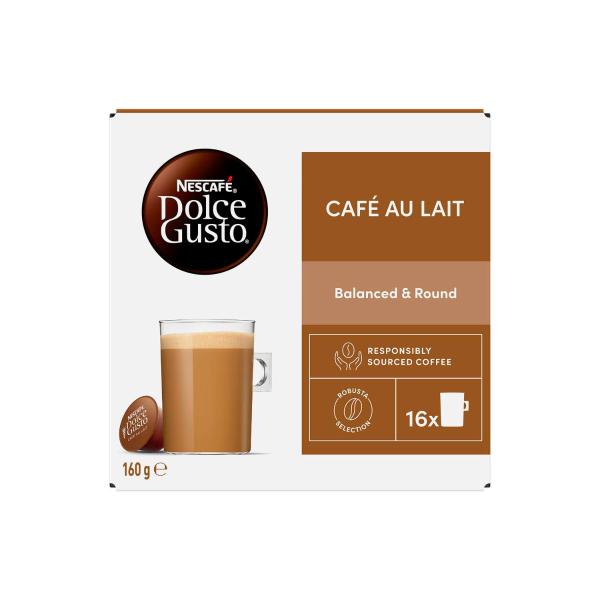 Dolce Gusto Cafe Au Lait Coffee Capsules