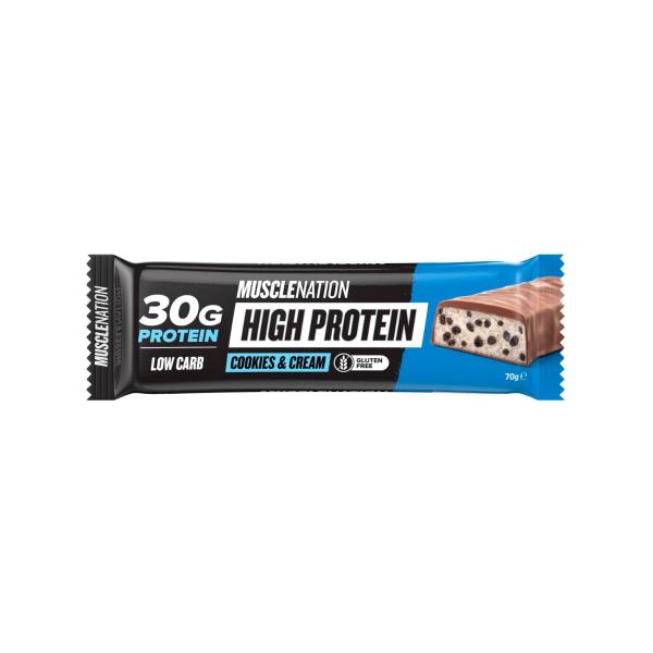 High Protein Bar Cookies & Cream