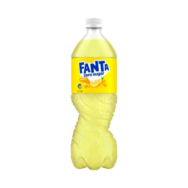 Lemon Zero Sugar Soft Drink Bottle