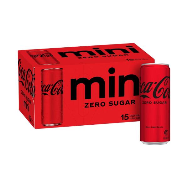 Zero Sugar Soft Drink Cans 15x250ml