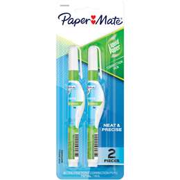 Paper Mate Liquid Paper White Out Correction Pens 7mL x 2 pack