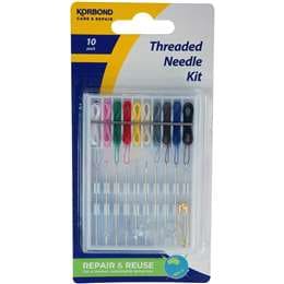Korbond Threaded Needle Kit 10 pack
