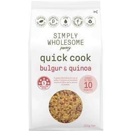 Simply Wholesome Pantry Quick Cook Bulgar & Quinoa 250g