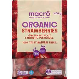 Macro Organic Frozen Strawberries 450g