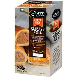 Jase's Kitchen Gluten Free Sausage Rolls 2 pack