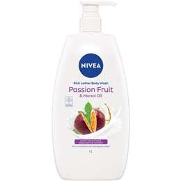 Nivea Rich Lather Passion Fruit & Manoi Oil Body Wash 1L