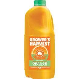 Grower's Harvest Freshly Squeezed Orange Juice With Pulp 2L