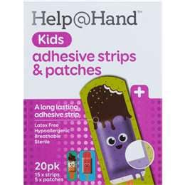 Help@Hand Kids Strips & Patches 20 pack