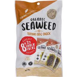 Ceres Organics Seaweed Teriyaki BBQ Snack 8g x 2 pack