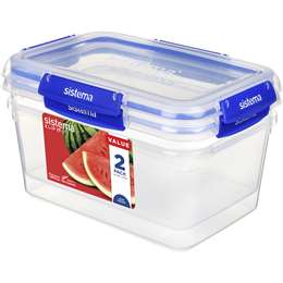 Sistema Klip It Plus Rectangle Food Container 3.35L each