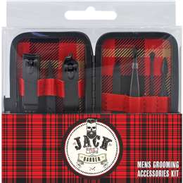 Jack The Barber Mens 7 Piece Grooming Kit each