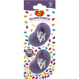Jelly Belly Duo Vent Car Air Freshener Island Punch 2 pack