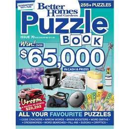 Better Homes & Gardens Puzzle Book each