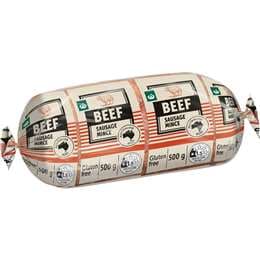 Woolworths Beef Sausage Mince 500g