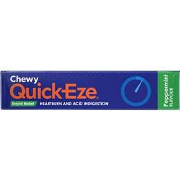 Quick-Eze Antacids Peppermint Chewy 8 pack