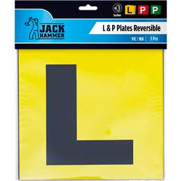 Jack Hammer L & P Plates Vic & Wa 4 pack