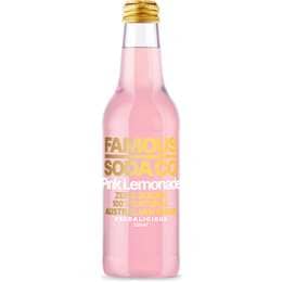 Famous Soda Co Pink Lemonade 330mL