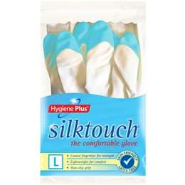 Hygiene Plus Silktouch Gloves Large Pair each