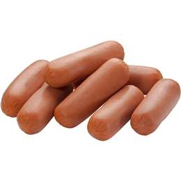 Don Cocktail Frankfurts Skinless From The Deli per 110g