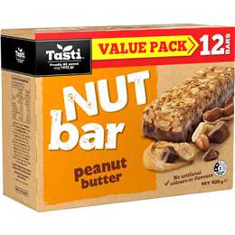 Tasti Nut Bar Peanut Butter 420g