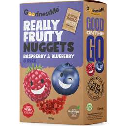 Goodness Me Really Fruity Nuggets Raspberry & Blueberry 8 pack