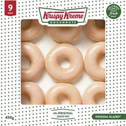 Krispy Kreme Original Glazed Doughnuts 9 pack