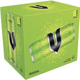 V Energy Green Cans 330mL x 6 pack