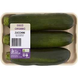 Macro Organic Green Zucchini Punnet 500g