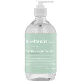 Freshwater Farm Australia Tea Tree + Eucalyptus Oil Hand Sanitiser Gel 500mL
