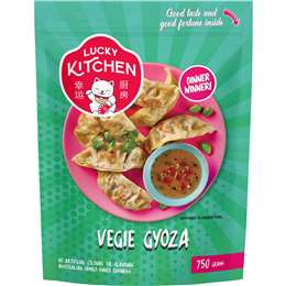 Lucky Kitchen Vegie Gyoza 750g