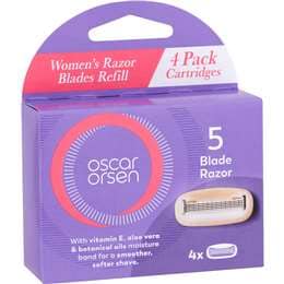 Oscar Orsen Womens Razor Blades Refill 4 pack