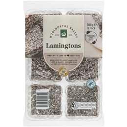 Woolworths Lamingtons 6 pack