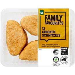 Woolworths Chicken Bulk Schnitzels 1.5kg