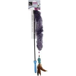 The Pet Cartel Feather Teaser Cat Toy each