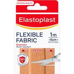 Elastoplast Flexible Fabric Plaster 6cm x 1m each