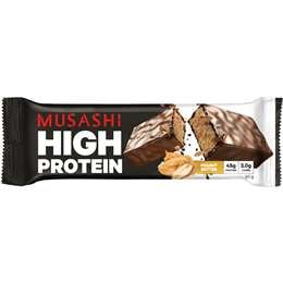 Musashi High Protein Bar Peanut Butter Low Carb 90g