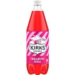 Kirks Creaming Soda Soft Drink Bottle 1.25L