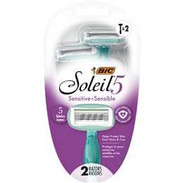 BIC Soleil Sensitive Advanced Disposable Razors 2 pack