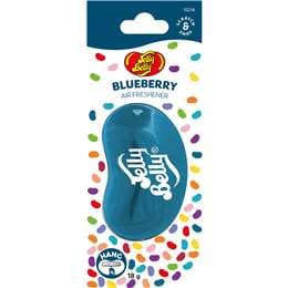 Jelly Belly Hanging Gel Car Air Freshener Blueberry each