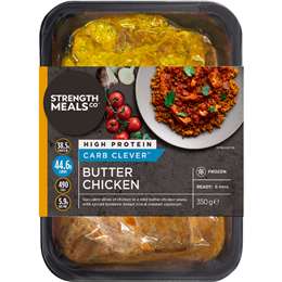 Strength Meals Co Frozen Butter Chicken High Protein 350g