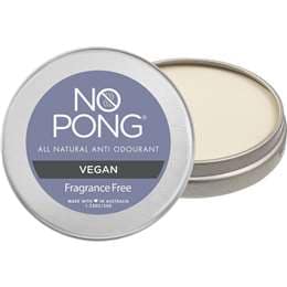 No Pong Fragrance Free Solid Deodorant 35g