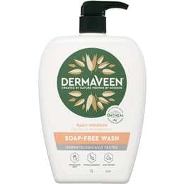 DermaVeen Daily Nourish Soap Free Wash 1L