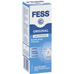 Fess Saline Nasal Spray 75mL