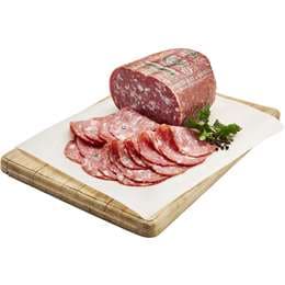 Bertocchi Mild Soppressa Salami Sliced From The Deli per 100g