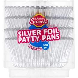 Dollar Sweets Foil Patty Pans Assorted 100 pach