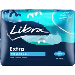 Libra Pads Extra Wings Regular 14 pack